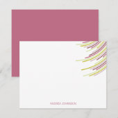 De Verjaardag van de Strepen eenentwintigste van Bedankkaart (Voorkant / Achterkant)