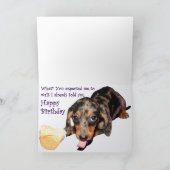 De Verjaardag van de tekkel Kaart (Binnen)