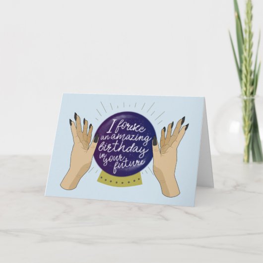 De Verjaardag van de Teller van het Fortuin van de Kaart (Voorkant)