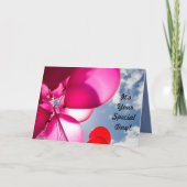 De Verjaardag van de tiener Kaart (Voorkant)