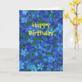 De Verjaardag van de uitgegraven grond zelf Kaart (Gele Bloem)