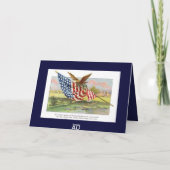 DE VERJAARDAG VAN DE VETERAAN KAART (Achterkant)