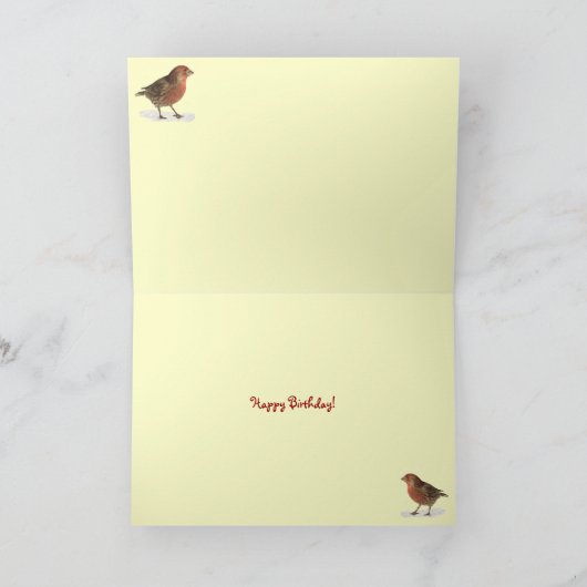 De Verjaardag van de Vink van het huis Kaart (Binnen)
