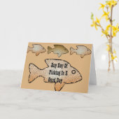 De verjaardag van de visserij, 4 vissen op kaart (Gele Bloem)