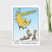 De Verjaardag van de Vogel van de tjilpen Kaart (Voorkant)