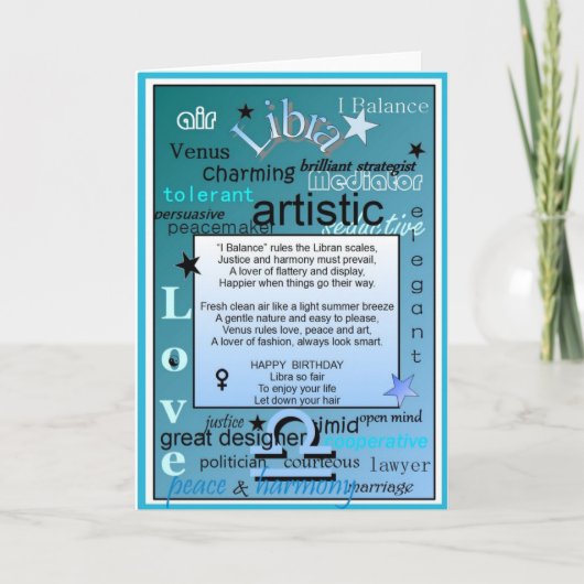 DE VERJAARDAG VAN DE WEEGSCHAAL KAART (Voorkant)