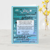 DE VERJAARDAG VAN DE WEEGSCHAAL KAART (Gele Bloem)