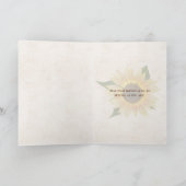 De verjaardag van de Zonnebloem van de zomer Kaart (Binnen)