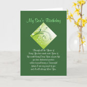 De Verjaardag van de zoon Kaart (Gele Bloem)