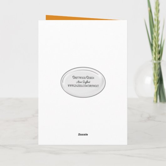 De Verjaardag van de zuster Kaart (Achterkant)