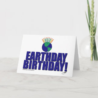 De Verjaardag van Earthday Kaart