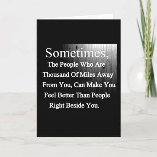 DE VERJAARDAG VAN EEN BESTE VRIEND KAART (Voorkant)