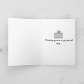 De Verjaardag van één Éénjarige Kaart (Binnen)