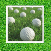 De verjaardag van een golfer vieren servet