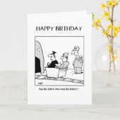 De Verjaardag van een Mijnwerker Kaart (Gele Bloem)