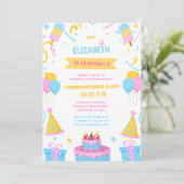 De verjaardag van een uniek kind kaart (Staand voorkant)