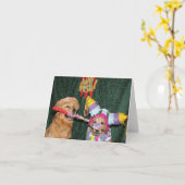 De Verjaardag van Feliz Cumpleaños Piñata van het Kaart (Gele Bloem)