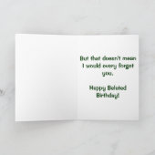 De verjaardag van Gargoyle~belated Kaart (Binnen)