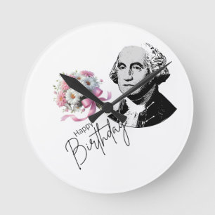 De verjaardag van George Washington Ronde Klok
