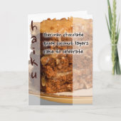 De Verjaardag van haiku's Kaart (Voorkant)