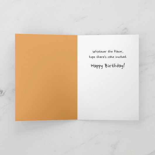 De Verjaardag van haiku's Kaart (Binnen)