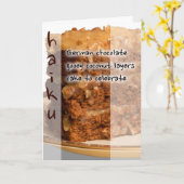 De Verjaardag van haiku's Kaart (Gele Bloem)