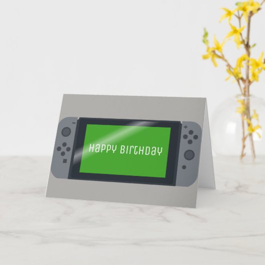 De verjaardag van het apparatenjongens van het kaart (Gele Bloem)