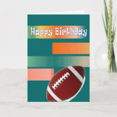 De verjaardag van het football kaart (Voorkant)