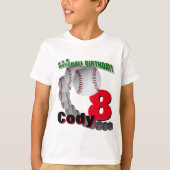 De Verjaardag van het honkbal - de T-SHIRT van de (Voorkant)