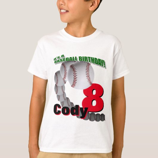 De Verjaardag van het honkbal - de T-SHIRT van de (Voorkant)