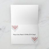 De Verjaardag van het kegelen Kaart (Binnen)