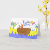 De verjaardag van het kind kaart (Gele Bloem)
