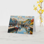 De verjaardag van het kleine Gevist dorp Kaart (Gele Bloem)