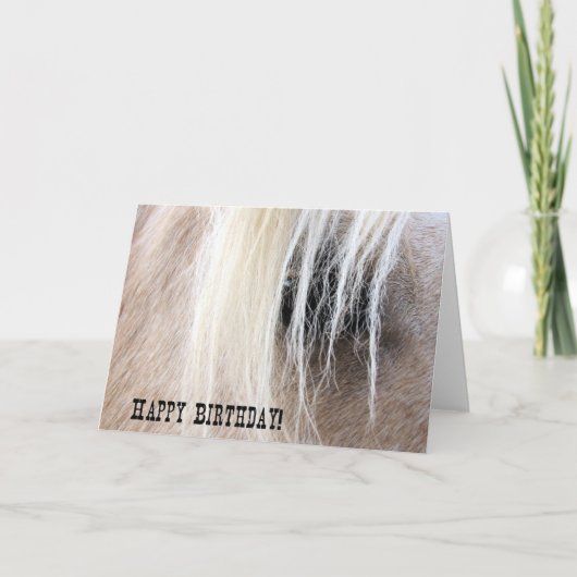 De Verjaardag van het Oog van het Paard van Kaart (Voorkant)