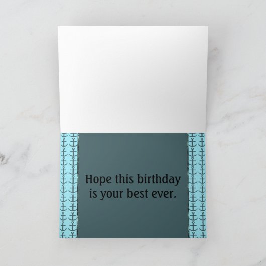 De Verjaardag van het Schip van Viking Kaart (Binnen)