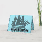 De Verjaardag van het Schip van Viking Kaart (Voorkant)