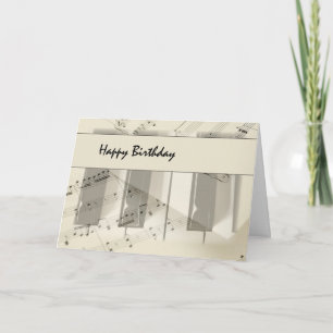 De Verjaardag van het Toetsenbord van de muziek Kaart