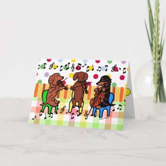 De Verjaardag van het Trio van het Koord van de Kaart (Voorkant)