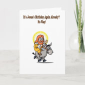 De Verjaardag van Jesus Kaart (Voorkant)