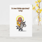 De Verjaardag van Jesus Kaart (Gele Bloem)