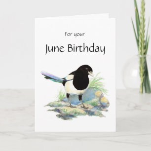 De Verjaardag van juni, Ekster - de Vogel van de Kaart