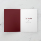 De Verjaardag van Kerstmis Feestdagen Kaart (Binnen)