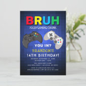 De verjaardag van Little Gamer Kaart (Staand voorkant)