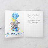 De verjaardag van mijn kleinzoon is onvergetelijk! kaart (Binnen)