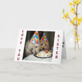 DE VERJAARDAG VAN MIJN ZUS, ONTHOUD ALLES WAT WE H KAART (Gele Bloem)