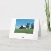 De Verjaardag van Oldie, Schuren Kaart (Achterkant)