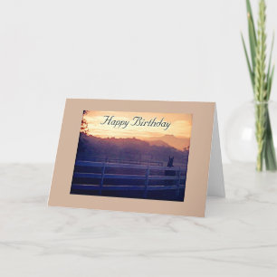 DE VERJAARDAG VAN PAARDENLIEFHEBBER = VOOR EEN HEE KAART