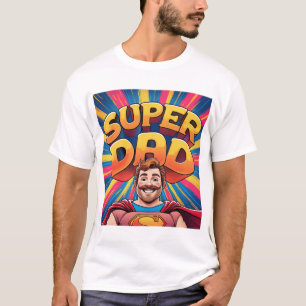 De verjaardag van papa retro t-shirt