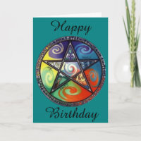 De Verjaardag van Pentagram van Wiccan