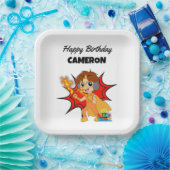 De verjaardag van Ryan Papieren Bordje (Feest)